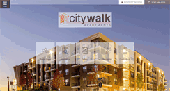 Desktop Screenshot of citywalkapartments.com